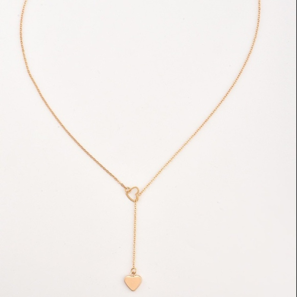 DANGLE HEART NECKLACE - Picture 3 of 3